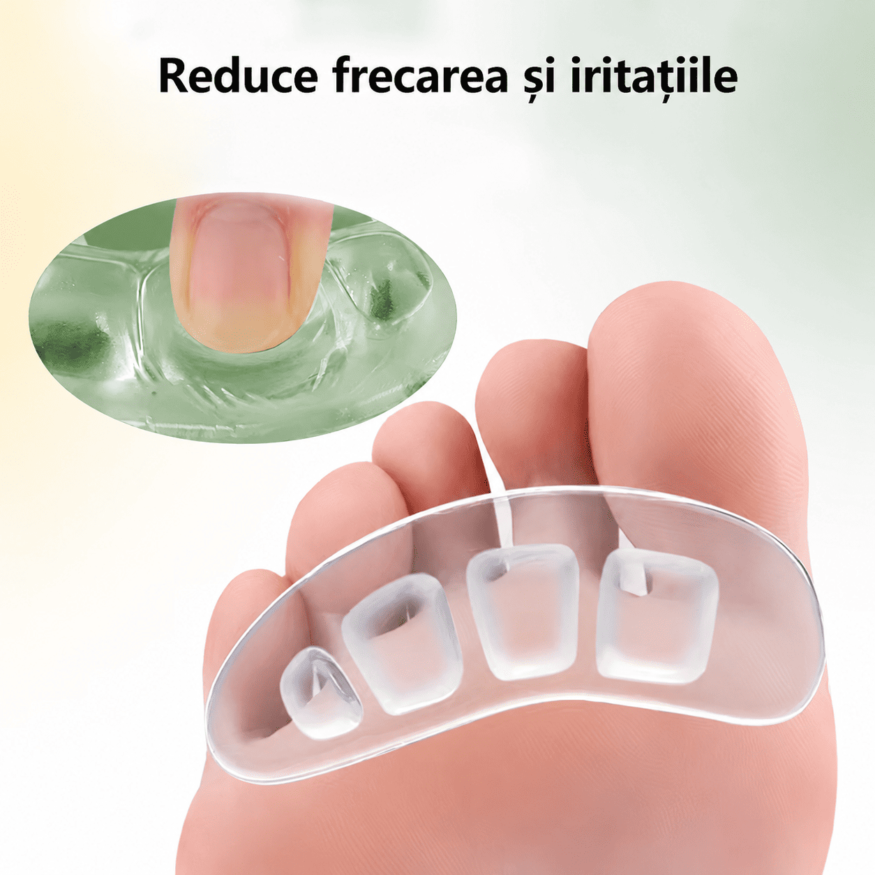 Set 4 Perechi Pernuțe din Gel Antialunecare pentru Pantofi