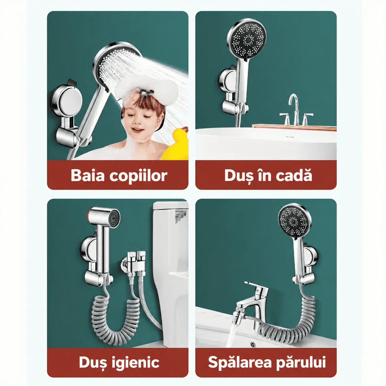 Suport Reglabil pentru Capul de Duș