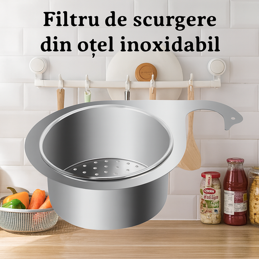 Sită de Chiuvetă pentru Resturi Alimentare din oţel inoxidabil