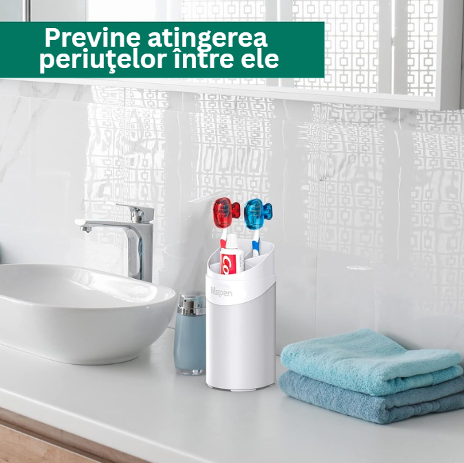 Set 4 Protecţii pentru capul periuţei de dinţi