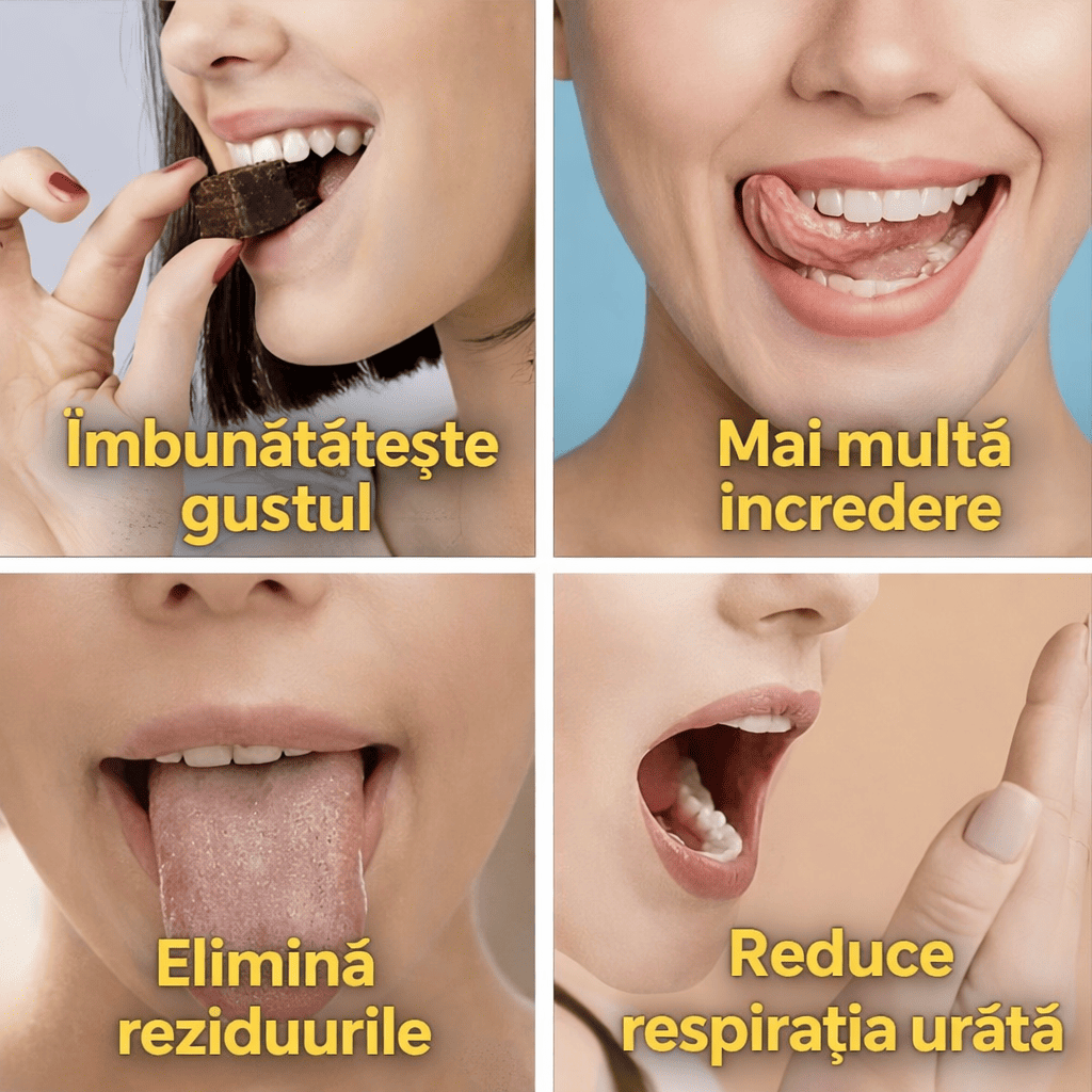 Set Complet Curățare Limbă (3 piese) – Respirație Proaspătă Instant
