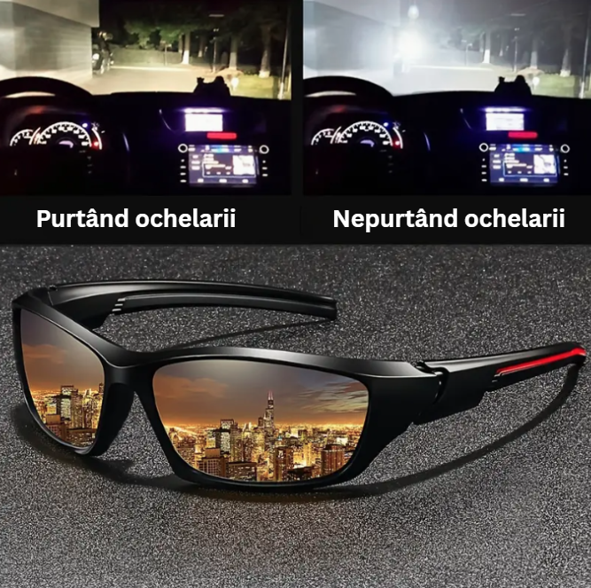 Ochelari Night Vision Pro - Polarizați si Anti-Glare pentru Condus