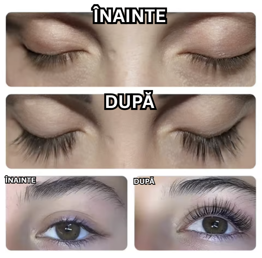 Ser Premium pentru Gene si Sprancene Mai Lungi și Mai Dese