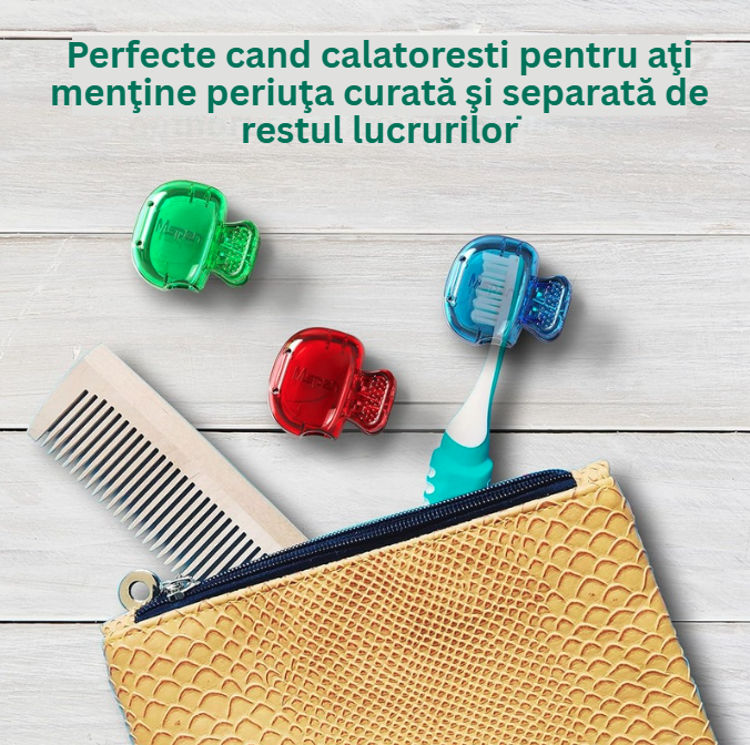 Set 4 Protecţii pentru capul periuţei de dinţi