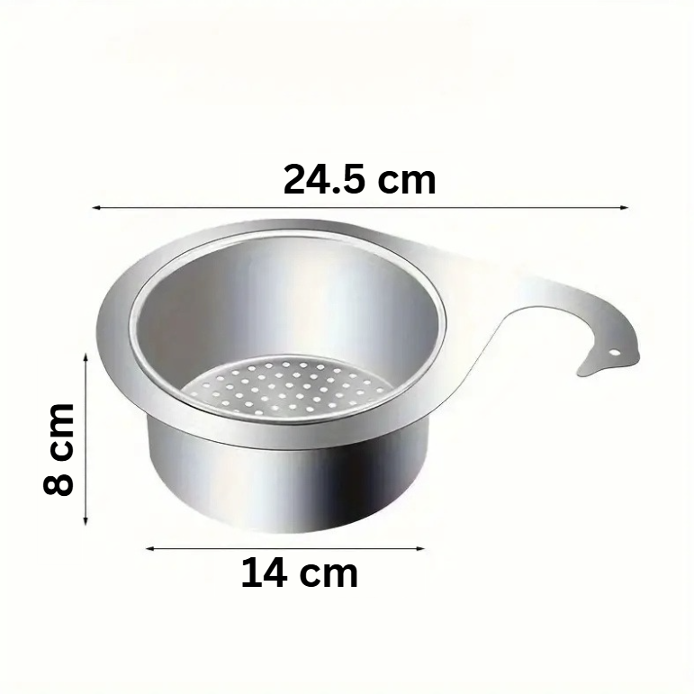 Sită de Chiuvetă pentru Resturi Alimentare din oţel inoxidabil