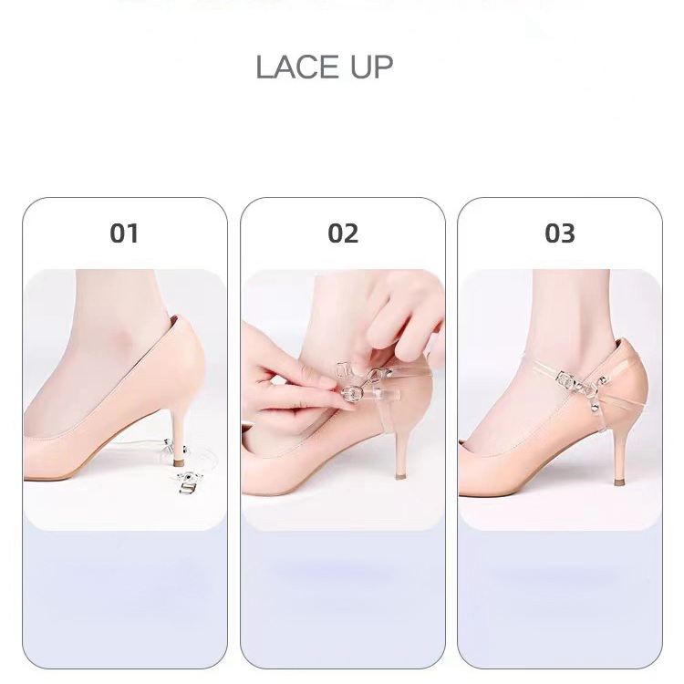 Set 2 Perechi Barete Ajustabile pentru Pantofi