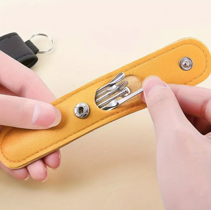 Set pentru curătarea cerii din urechi (6 piese) | EARPIN