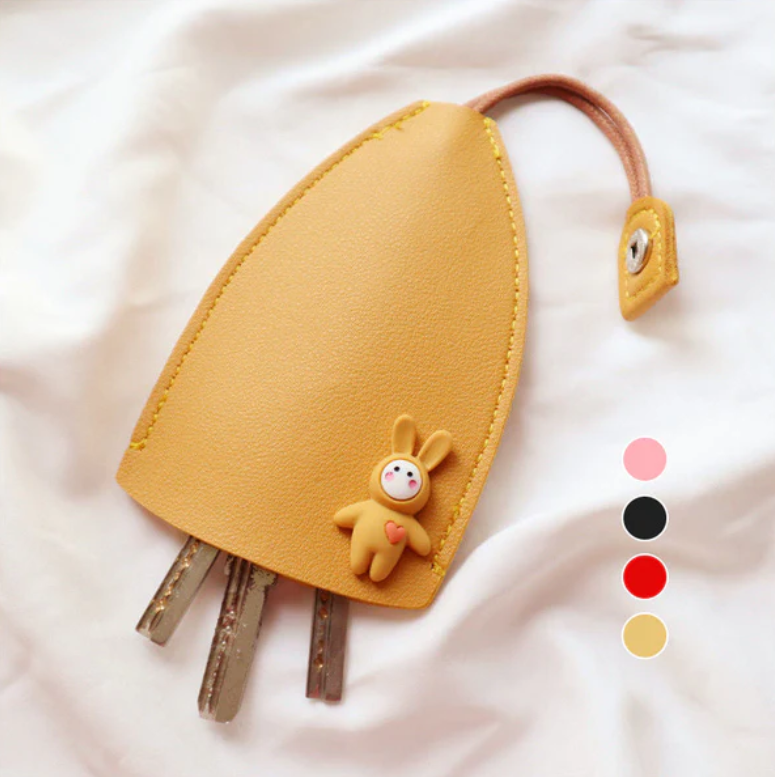 Husa de protectie din piele pentru chei