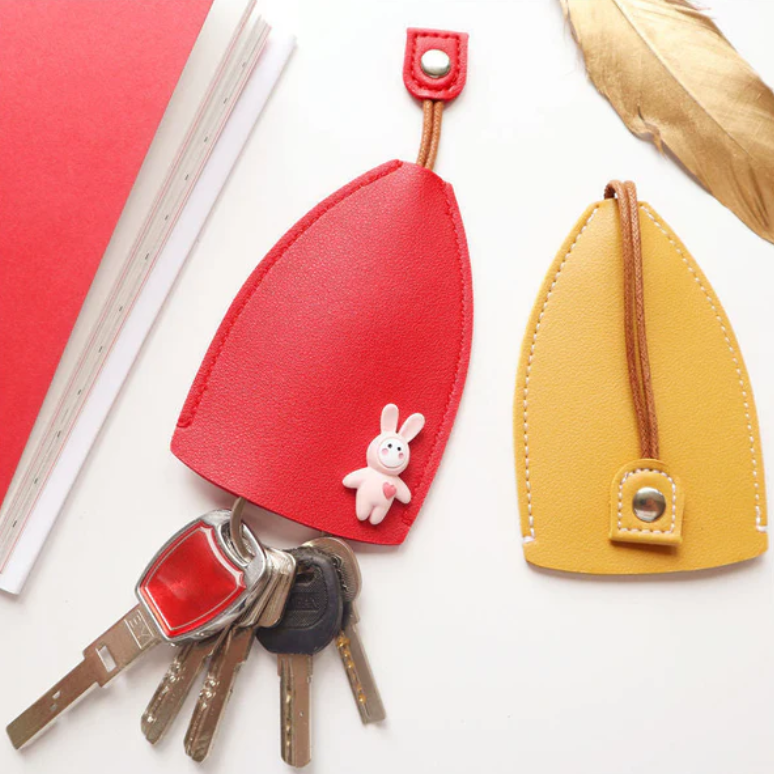 Husa de protectie din piele pentru chei