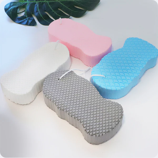 Burete de baie exfoliant pentru duș corporal