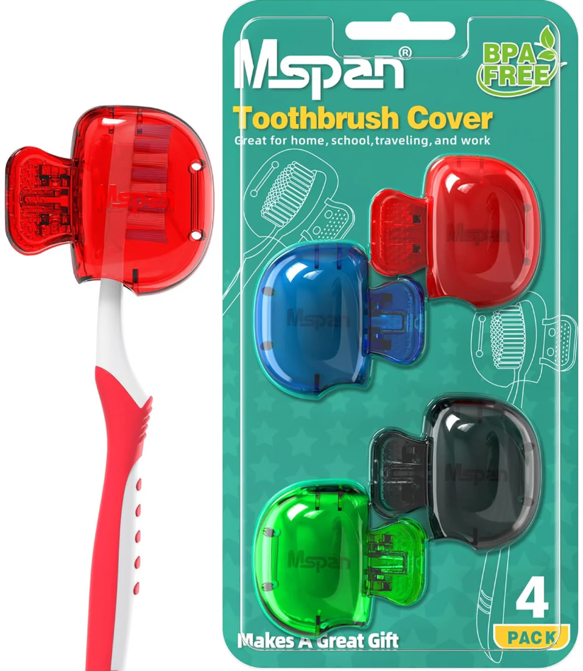 Set 4 Protecţii pentru capul periuţei de dinţi