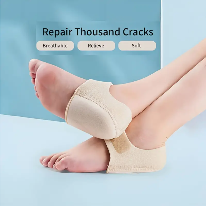 Protecții pentru călcâie cu silicon moale (1 pereche)