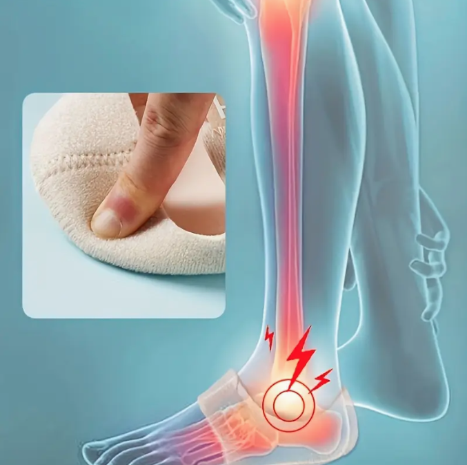 Protecții pentru călcâie cu silicon moale (1 pereche)