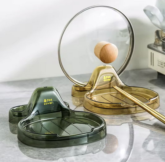 Suport Inteligent pentru Capace și Ustensile – Bucătărie Curată, Fără Pete