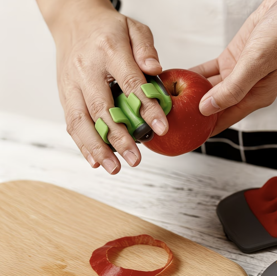 Set 3 Curățătoare Rapide cu Fixare pe Degete pentru Fructe și Legume