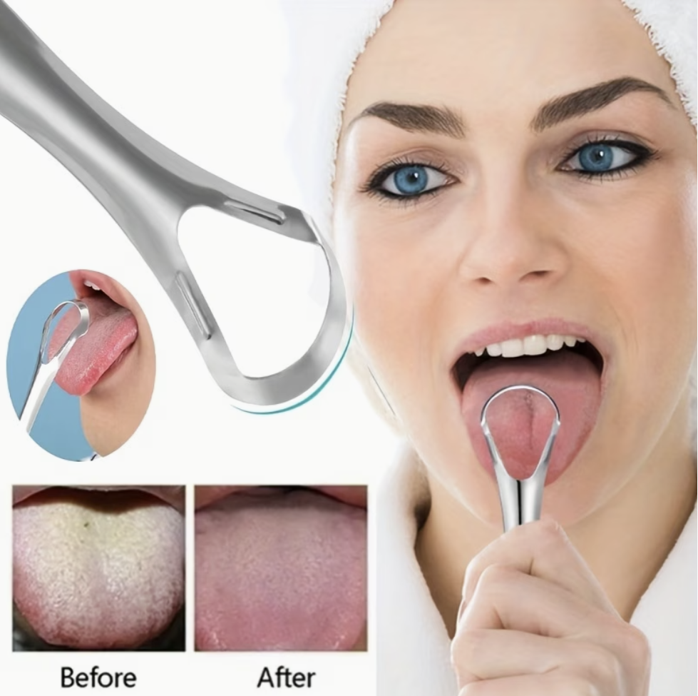 Set Complet Curățare Limbă (3 piese) – Respirație Proaspătă Instant