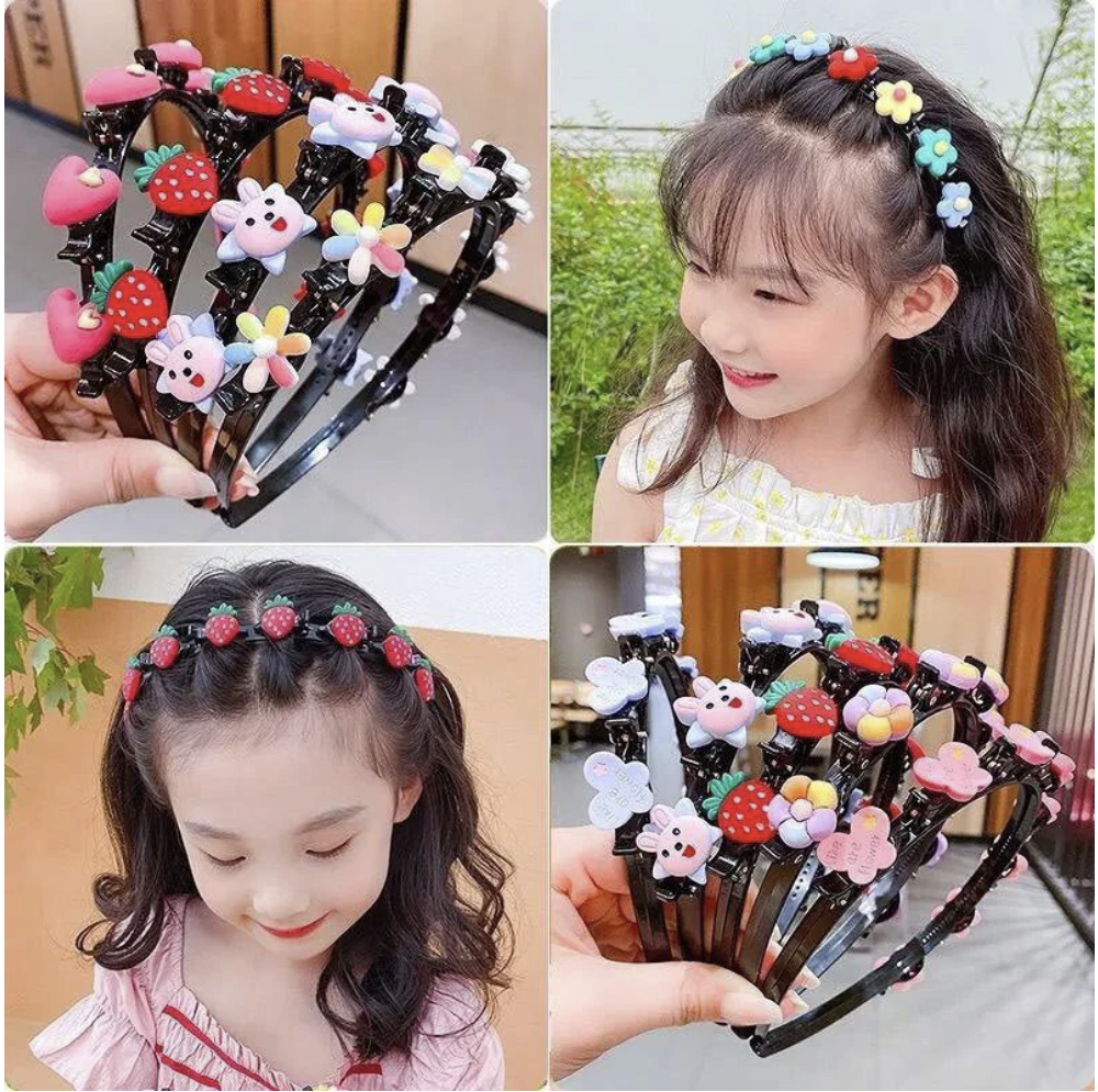 Set 3 Bentițe Adorabile pentru Fetițe – Modele Colorate