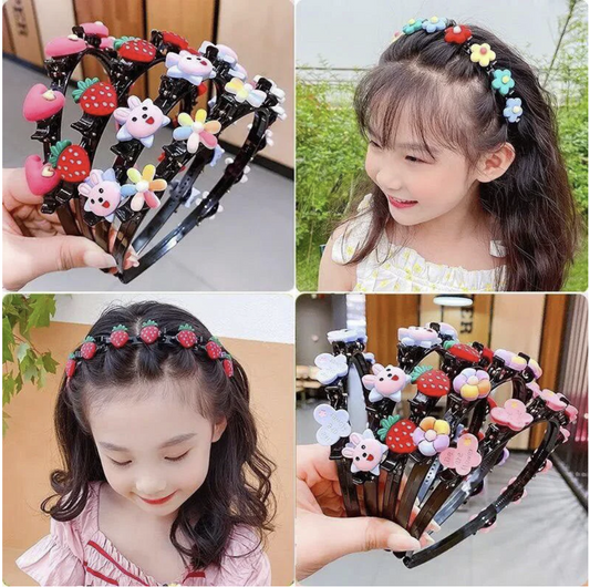 Set 3 Bentițe Adorabile pentru Fetițe – Modele Colorate