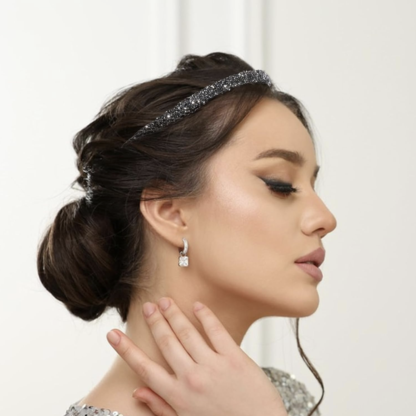 Set 3 Bentițe Elegante cu Cristale