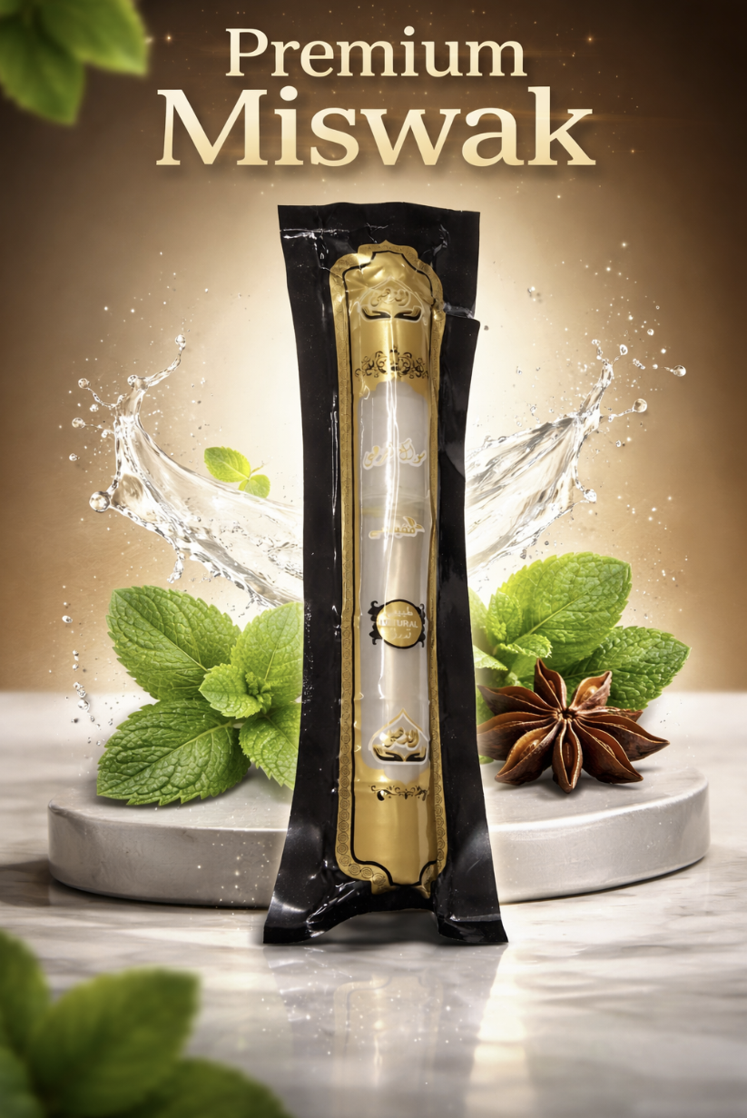 Set 5 Periuțe Naturale Miswak pentru Dinți