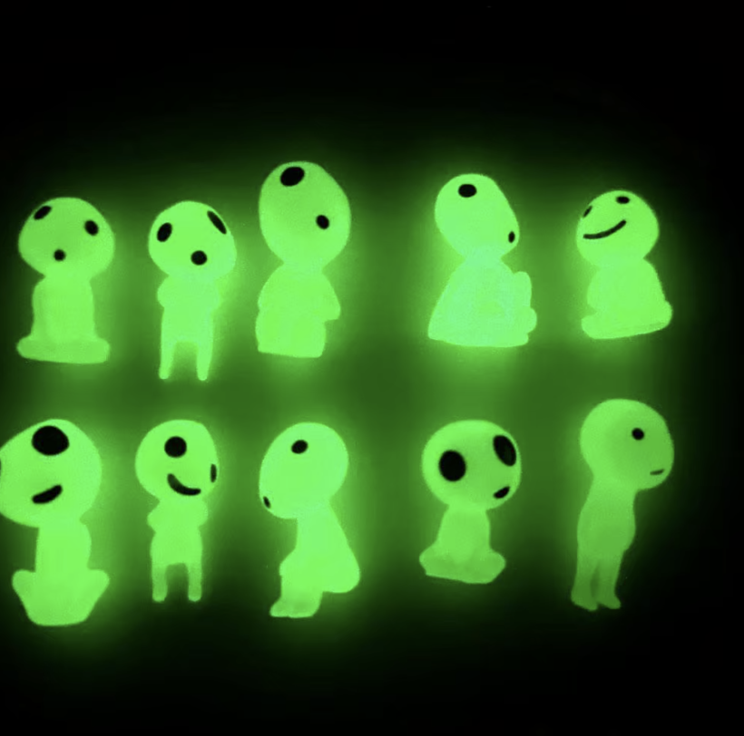 Set 10 Figurine Fosforescente pentru Grădină