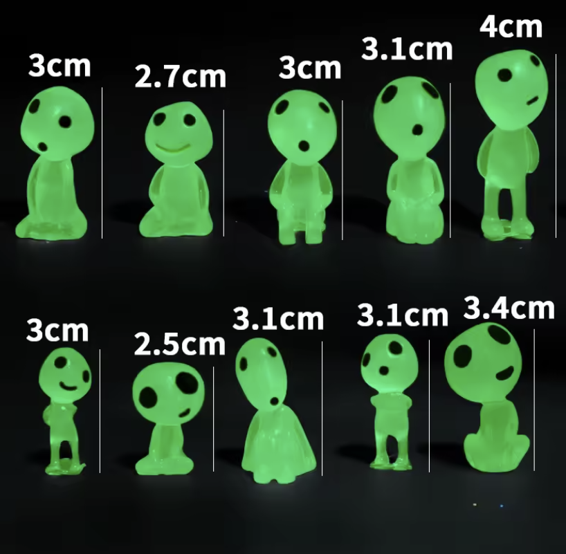 Set 10 Figurine Fosforescente pentru Grădină