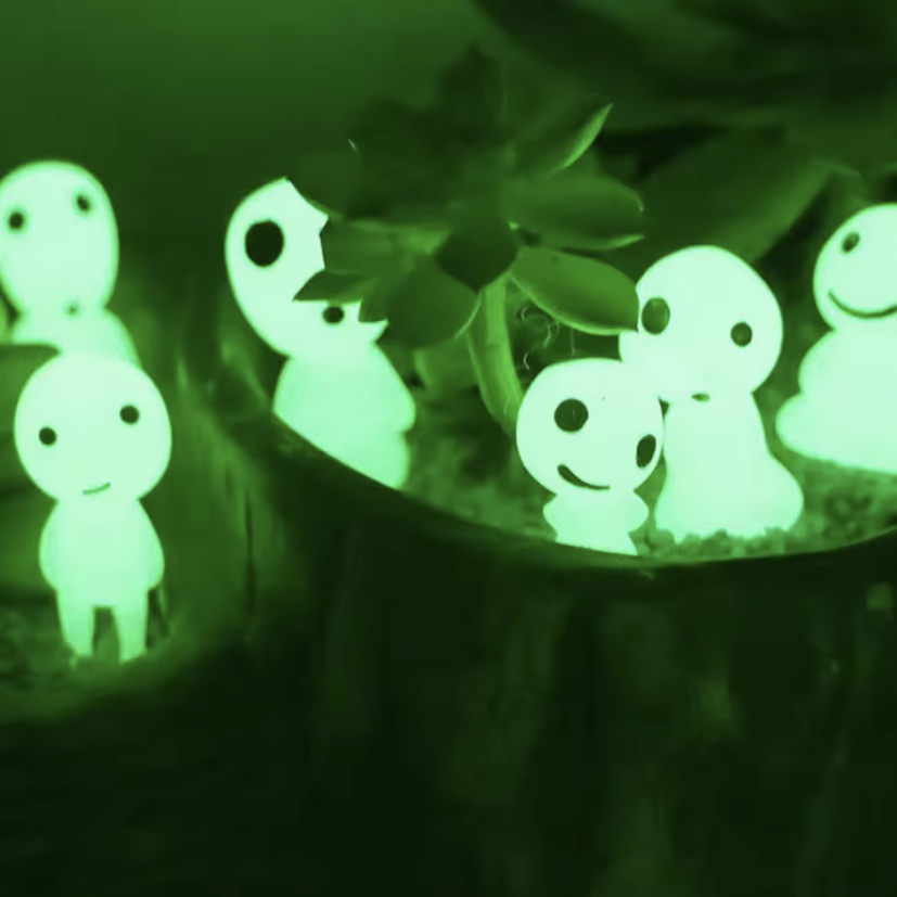 Set 10 Figurine Fosforescente pentru Grădină