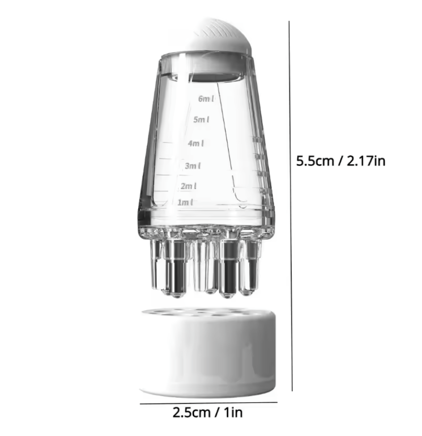 Aplicator de Ulei pentru Scalp cu Funcție de Masaj – 2 în 1