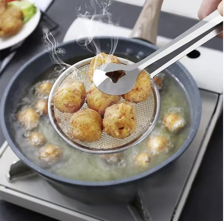 Set 2 Spatule cu sită pentru scos și scurs alimente
