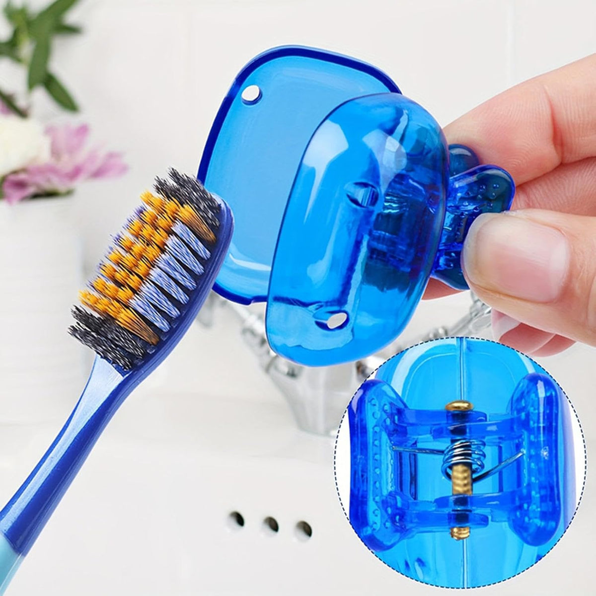 Set 4 Protecţii pentru capul periuţei de dinţi