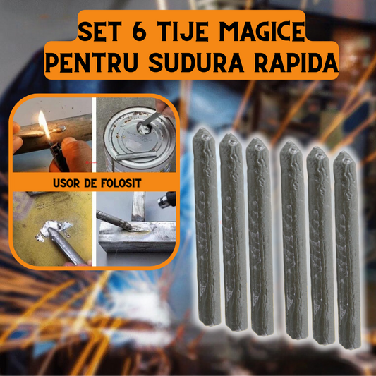 6 Tije de sudură la flacără – fără curent, fără aparat